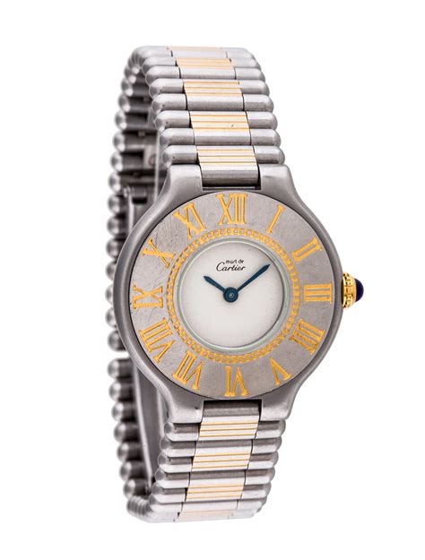 orologio cartier donna must 21|Cartier must de 21 price.